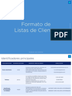 Formato Lista Clientes