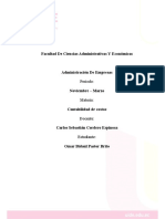 Bidaul Pastor - Contabilidad de Costos Tarea1