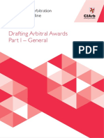 Drafting Arbitral Awards Part I - General 2021