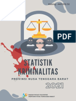 Statistik Kriminalitas Provinsi Nusa Tenggara Barat 2021