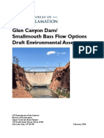 Glen Canyon Dam/Smallmouth Bass Flow Options Draft Environmental Assessment