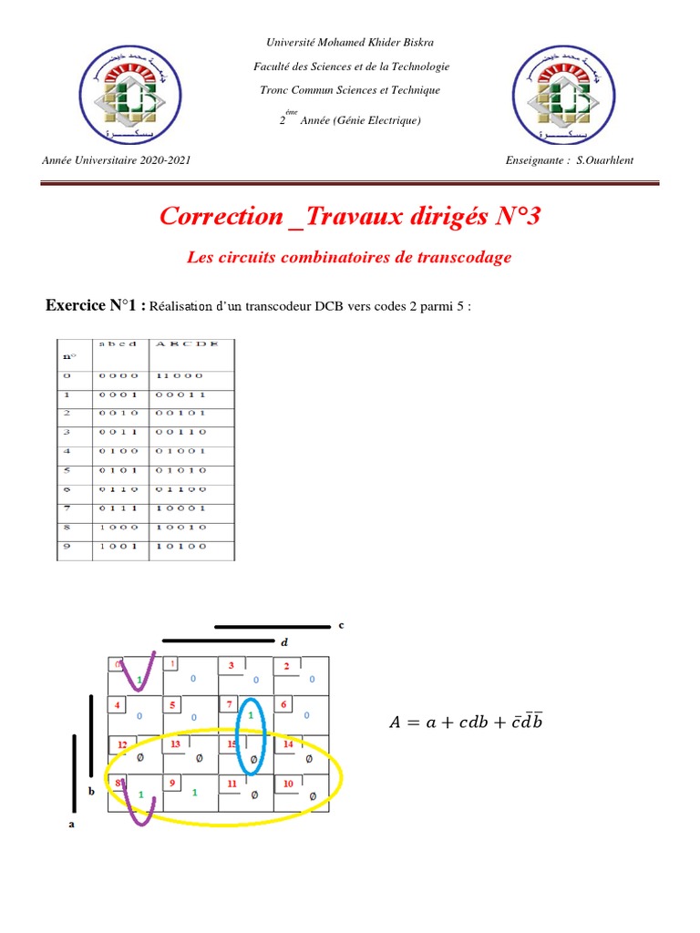 TD3 LCS Correction | PDF