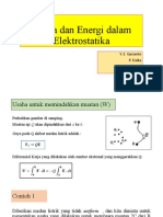 Lec - 6 - Usaha Dan Energi Elektrostatika