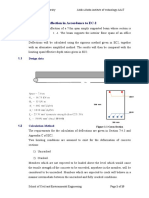 Addis Ababa institute of technology-AAiT Deflection Calculation