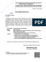 Undangan Pelatihan PKRMS Pemerintah Daerah TA 2023 (Senin-Jumat, 6-8 Februari 2023)
