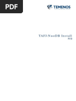 TAFJ-NuoDB Install