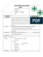 Sop Pembuangan Limbah Medis