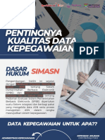Pentingnya Kualitas Data Kepegawaian (SIMASN)