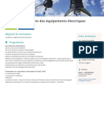 Contrôle D'isolement Des Équipements Électriques: Objectif de Formation