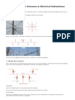 Different Bus-Bar Schemes in Electrical Substations