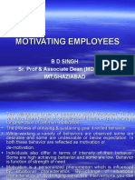 Motivating Employees