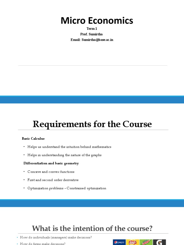 Micro economics ppt1x pdf microeconomics supply economics 