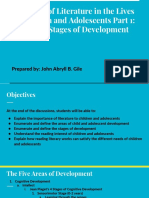 Topic - 1 - To - 2 - Areas and Stages of Development & Reading Interests of Children and Adolescents