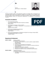 Curriculum Vitae Degtyar Exámen