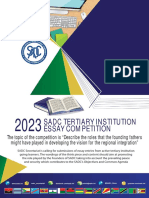 SADC Founding Fathers Essay Competition