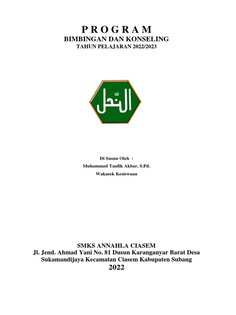 Program BK SMK Annahla | PDF | Bisnis | Pengelolaan Keuangan & Uang