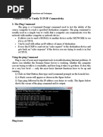 W6-Network Checking Procedures and Techniques