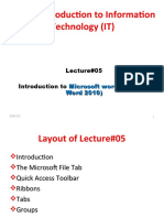 Lecture layout 