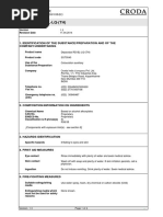 Depsodye RD-BL-LQ - (TH) MSDS 1401