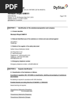 MSDS Remazol Royal SAM 01