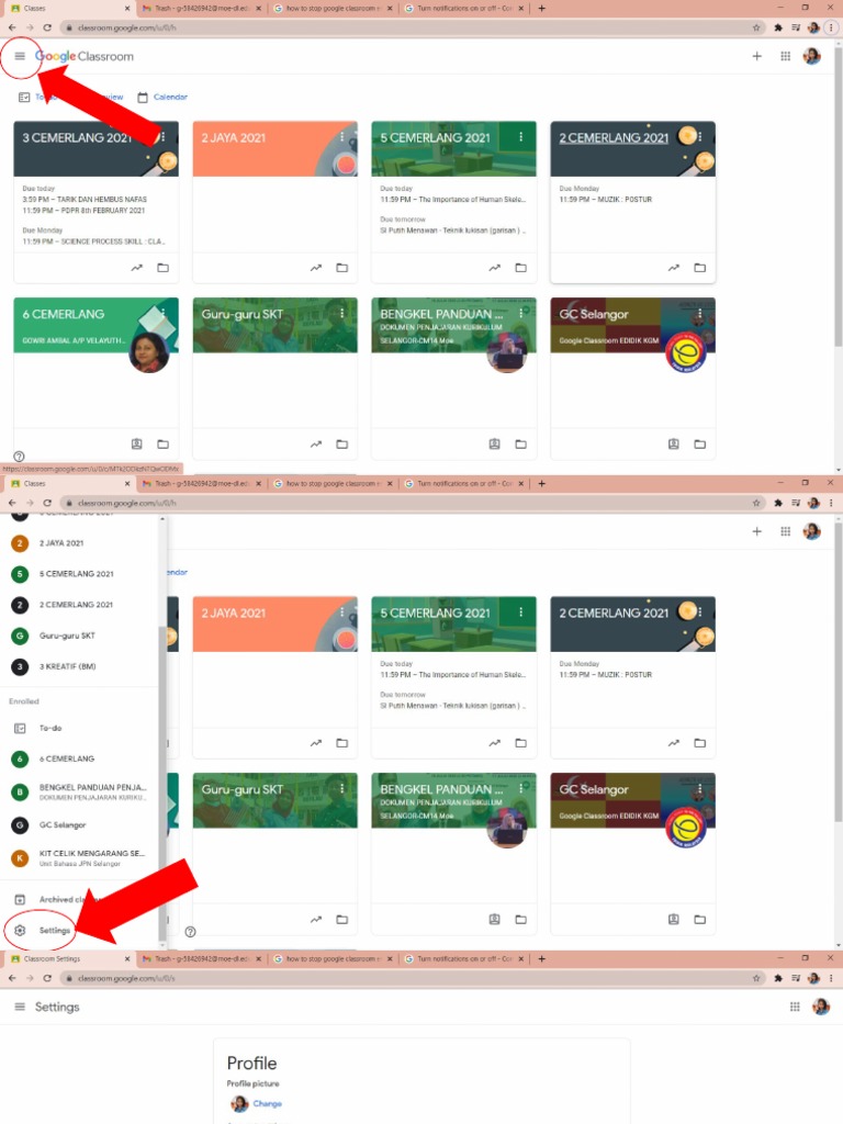 Google Classroom Setup | PDF