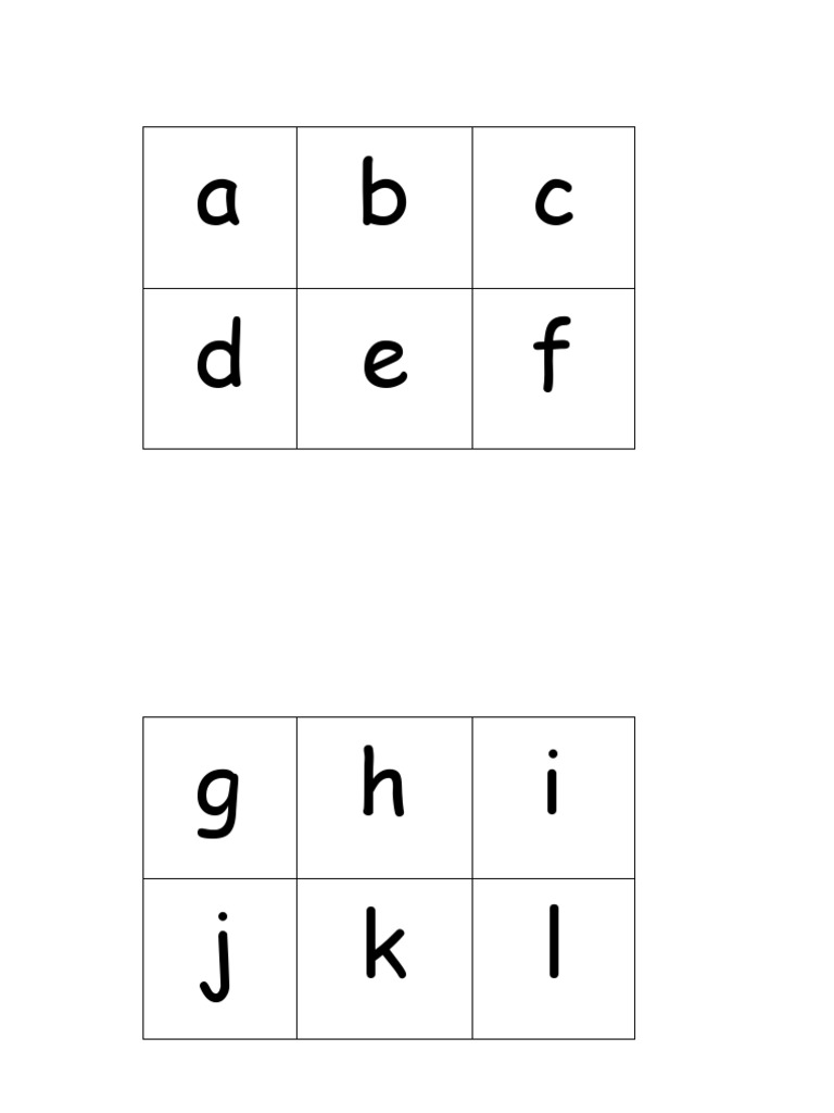 Alphabet Flash Card PDF