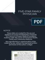 2022 FM1 Five-Star Physician