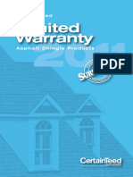 2011 Landmark Shingle Warranty