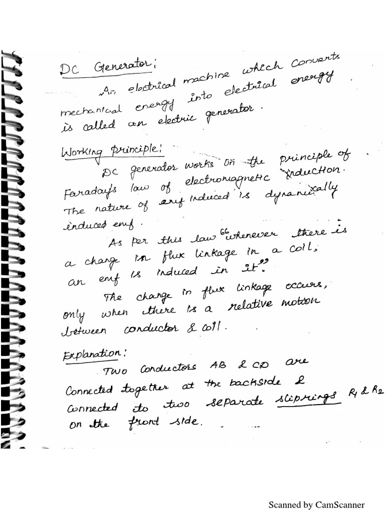 Module 3 EEE-hand Written Notes | PDF