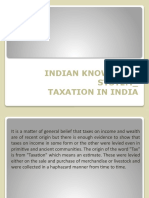 BMS I Taxation in India