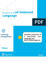 RW 11 - 12 - Unit 8 - Lesson 3 - Biased and Unbiased Language 1