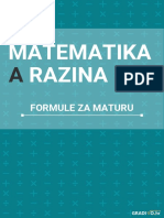 Matematika - Formule Za A Razinu