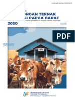 Statistik Pemotongan Ternak Provinsi Papua Barat 2020