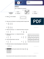 5.1 Comparing Fractions