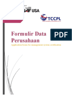 Form Permohonan Sertifikasi PT ABCDE