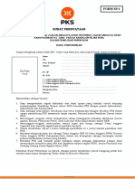 Form SP-1 Surat Pernyataan CAD