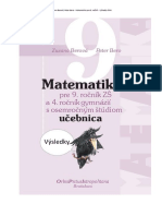 Matematika 9 Vysledky