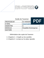 Guide de L'examen T (FR) S5