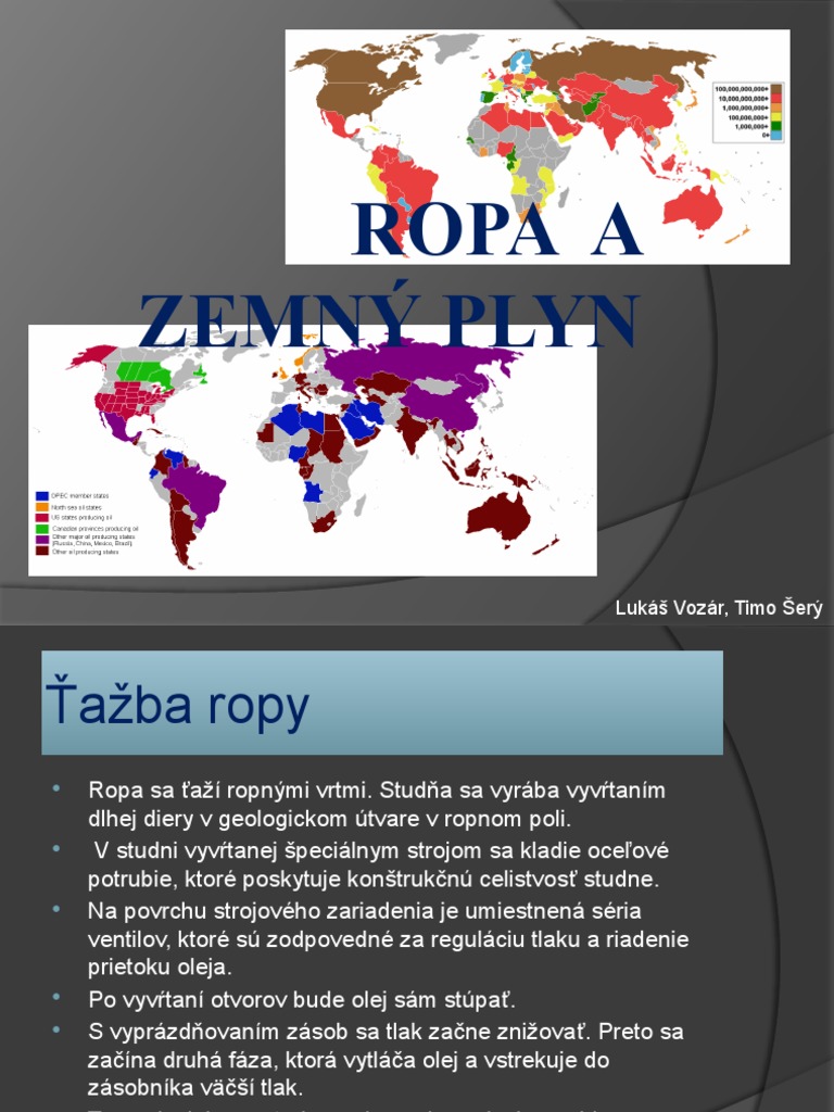 Ropa A Zemný Plyn | PDF