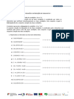 3.1. Intersecção e Reunião de Intervalos - Exercícios