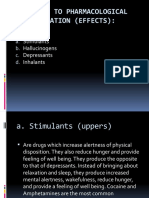 According To Pharmacological Classification (Effects) Alagarmo