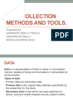 Data Collection Methods and Tools