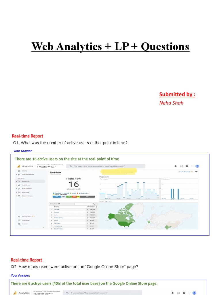Web Analytics Real-Time & Audience Insights | PDF | Computing | World ...
