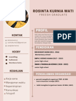 Profil Rosinta Kurnia Wati Fresh Graduate