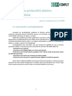 3.legalitatea Prelucrării. Consimțământul