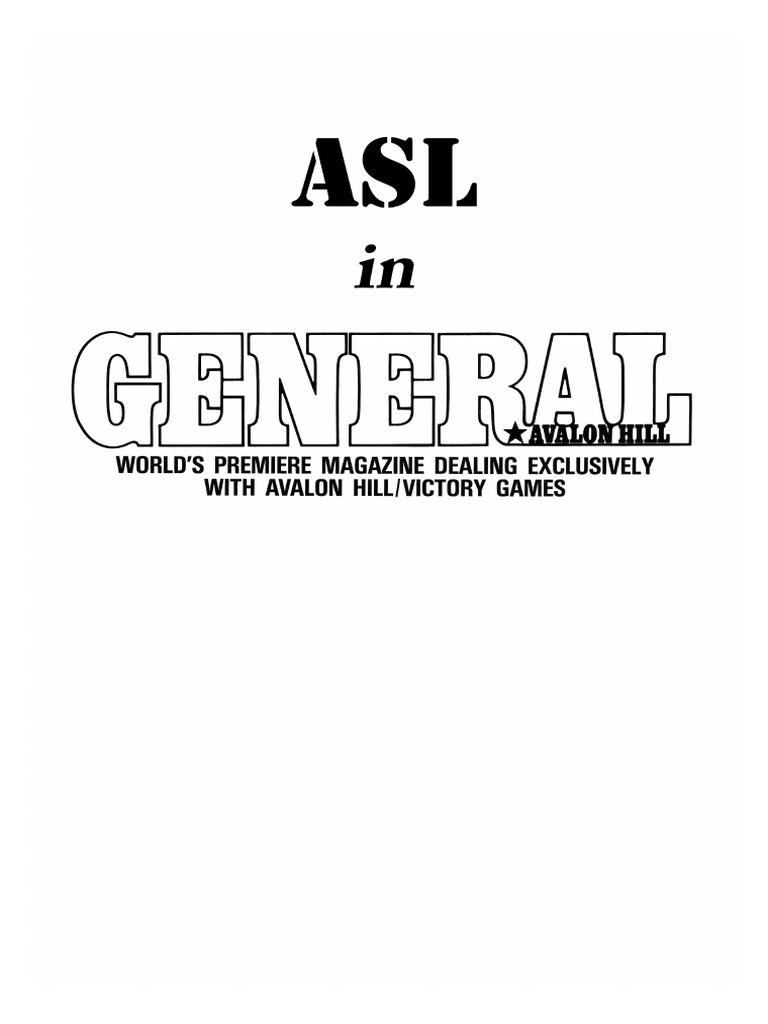 ASL - All Articles Compiled From The General | PDF