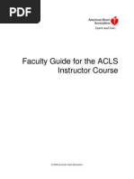 Faculty Guide For ACLS Instructor Course (PDF Library)