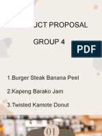 Group 4 Product Proposal