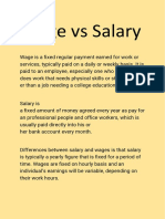 Wage Vs Salary