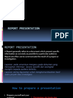 Report Presentation